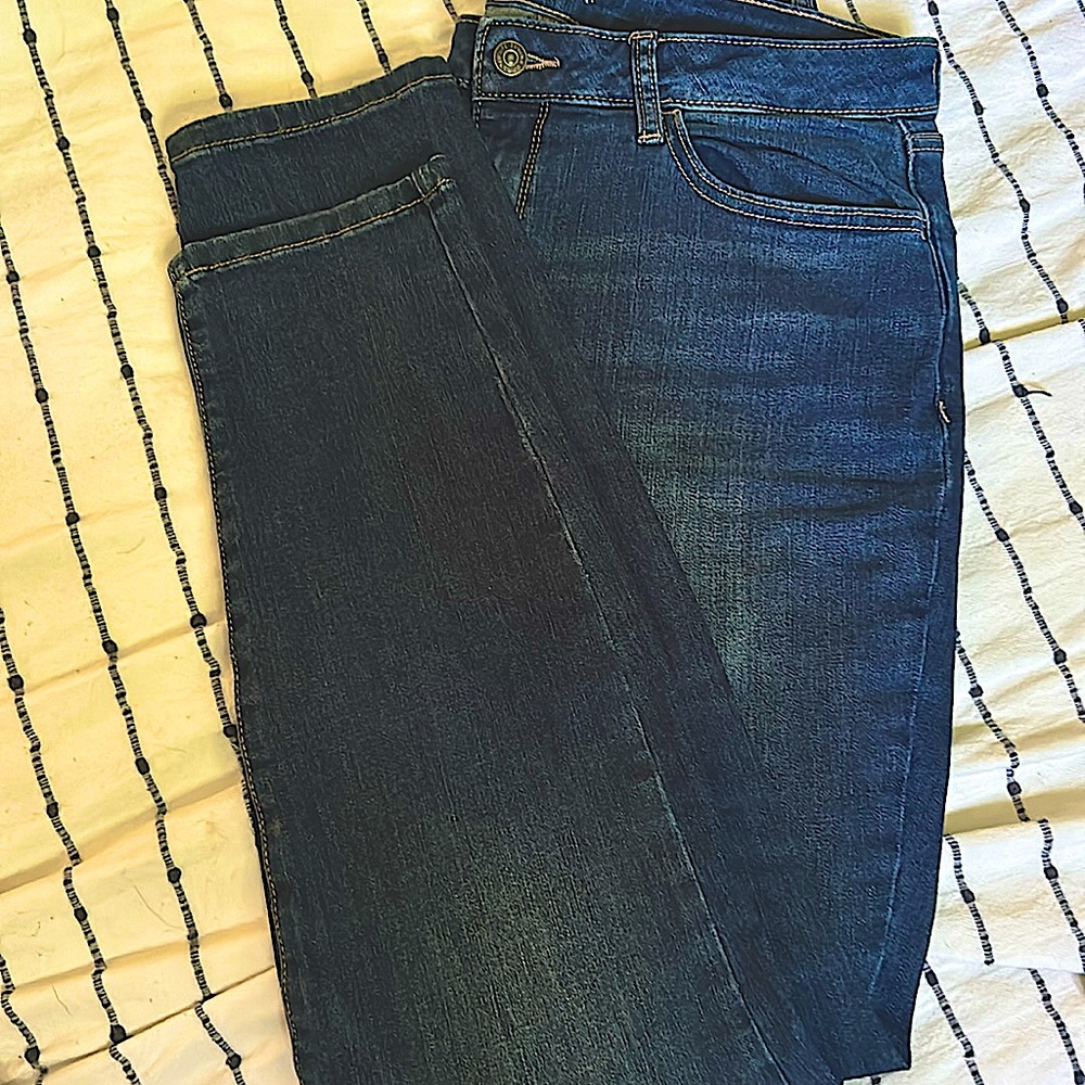High rise curvy skinny jeans